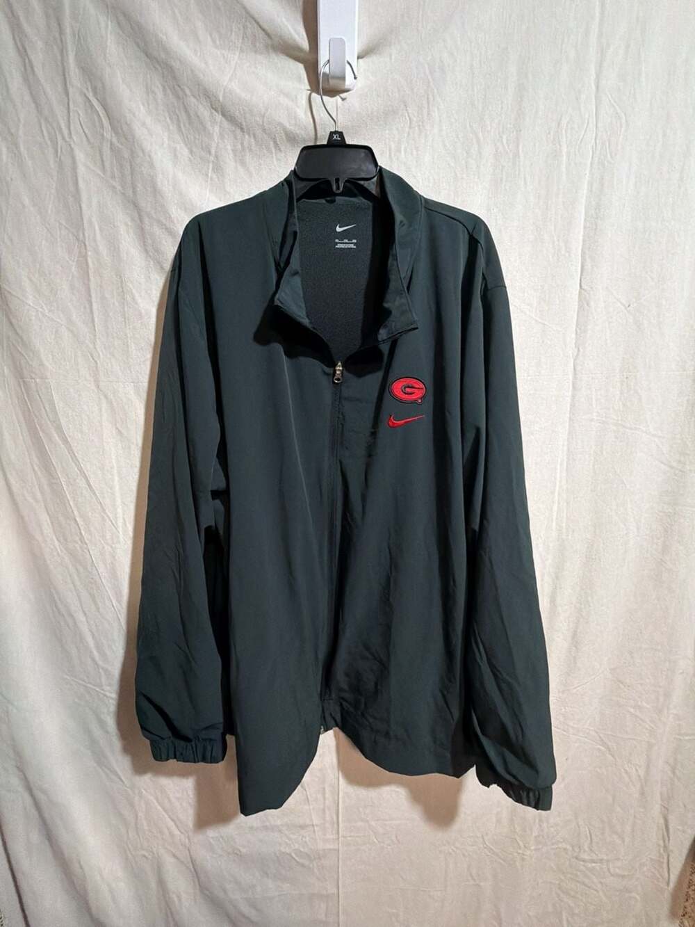 Nike Georgia Bulldogs UGA Full Zip Windbreaker Jacket Men's 4XL